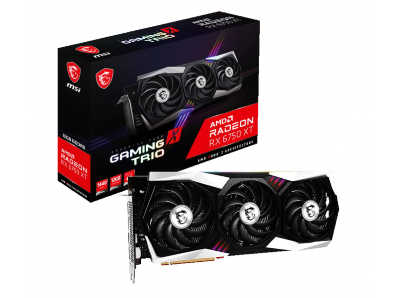 MSI Radeon RX 6750 XT GAMING X TRIO 12GB GDDR6